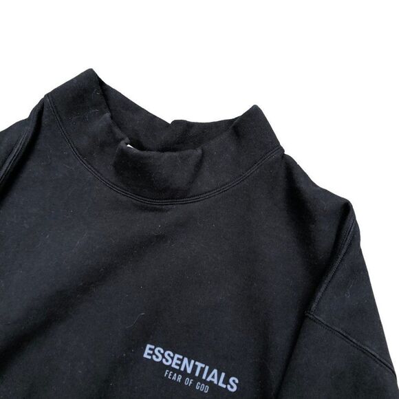 Essentials Mockneck Sweater Medium Black - Picture 2 of 7